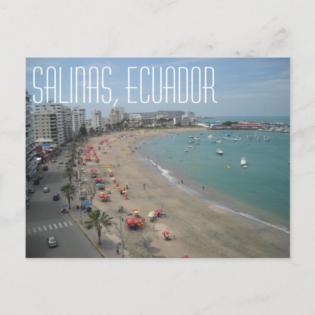 Salinas Ecuador-vykort Vykort (Framsida)