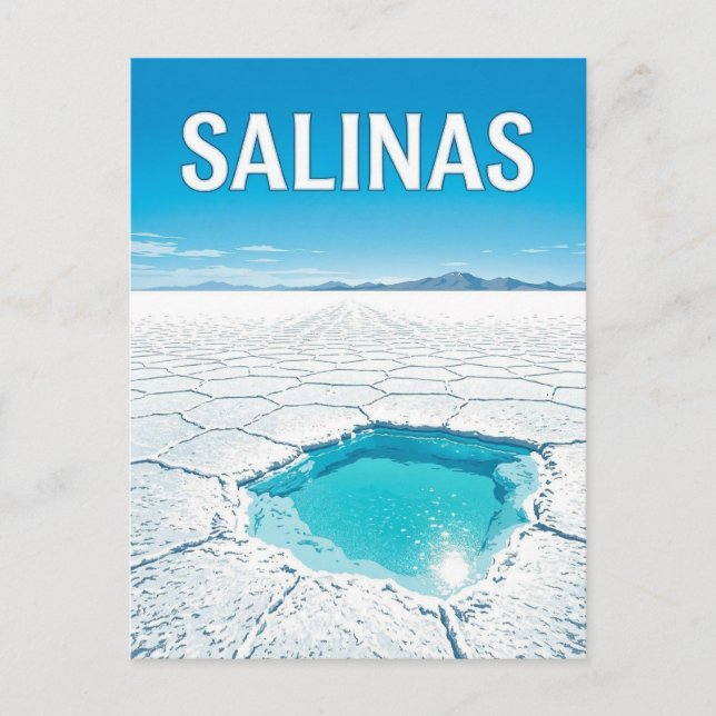 Salinas Grandes Vykort (Framsida)