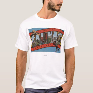 Salinas Kalifornien - stora brevplatser - red T Shirt