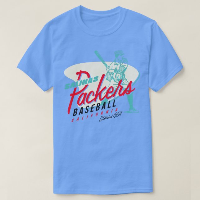 Salinas Packers Baseball T Shirt (Design framsida)