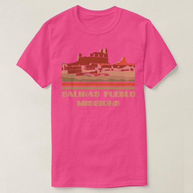 Salinas Pueblo Uppdrag nationalmonumentet L T Shirt (Design framsida)