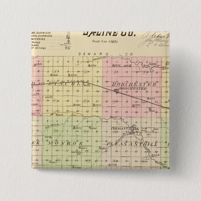 Saline County, Nebraska Knapp (Framsida)