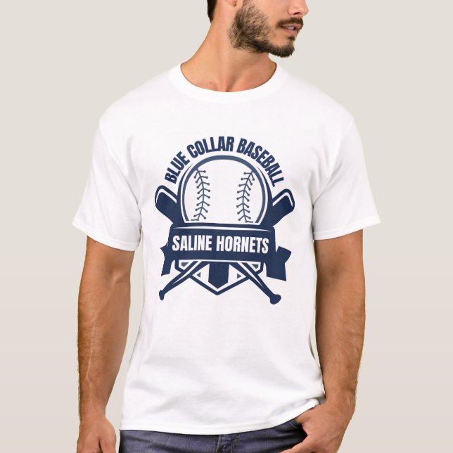 Saline High School Baseboll T-Shirt (Framsida)