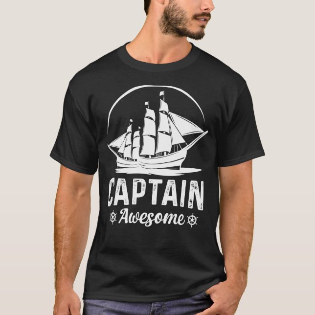 Saling Kapten Fantastisk T Shirt (Framsida)