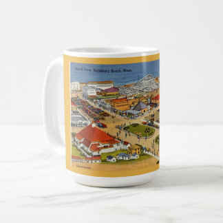 Salisbury Beach Vintage Postcard Kaffemugg