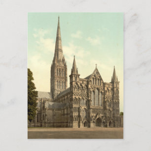 Salisbury Cathedral II, Wiltshire, England Vykort