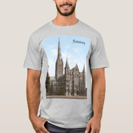 Salisbury Cathedral in England (c. 1900) T Shirt