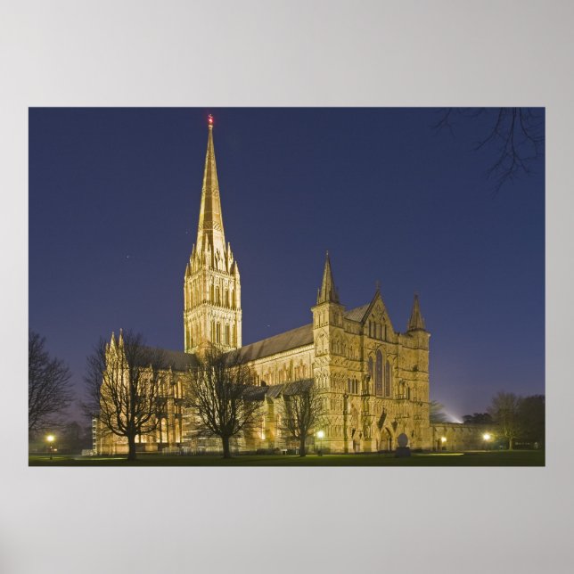Salisbury Cathedral Poster (Framsidan)