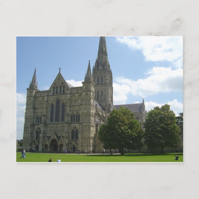 Salisbury Cathedral Vykort (Framsida)