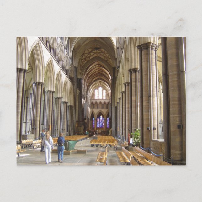 Salisbury Cathedral Vykort (Framsida)