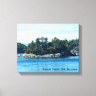 Salish Island Canvastryck