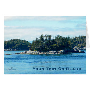 Salish Island Hälsningskort