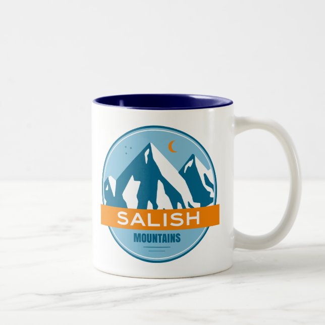 Salish Mountains Montana Två-Tonad Mugg (Höger)