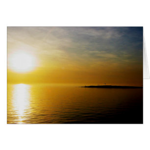 Salish Sea sunrise Hälsningskort
