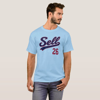 Sälj 26 Rollig Baseball Fan Design T Shirt