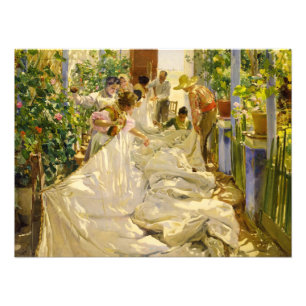 Sälj av Joaquin Sorolla Fototryck