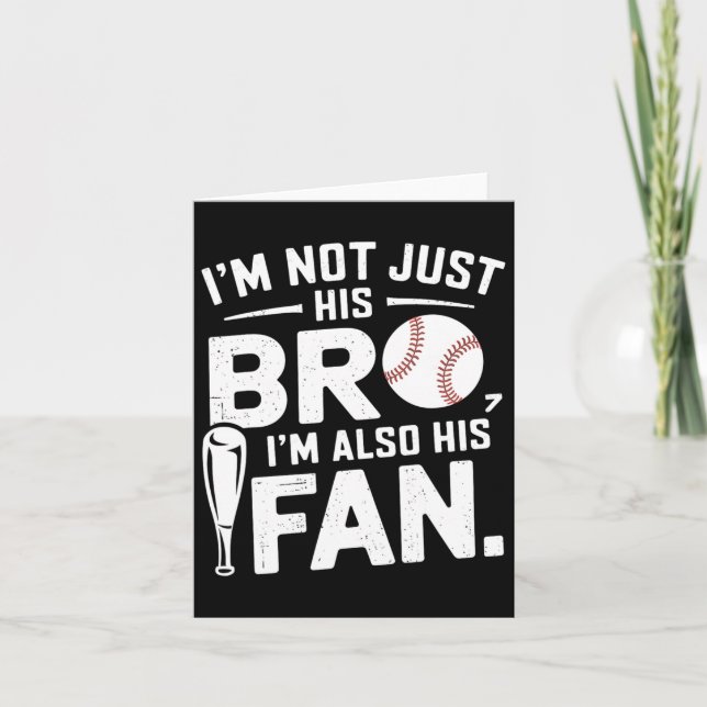 Sälj broder att jag inte bara är hans bro. kort (Framsida)