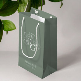 Sälj | Chic Faux Guld Monogram Välkommen Bröllop