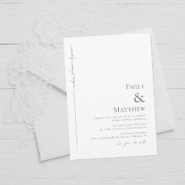 Sälj där förut påbörjar bröllopsinbjudan inbjudningar