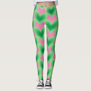 Sälj Grönt Heart Thunder_Cove Leggings