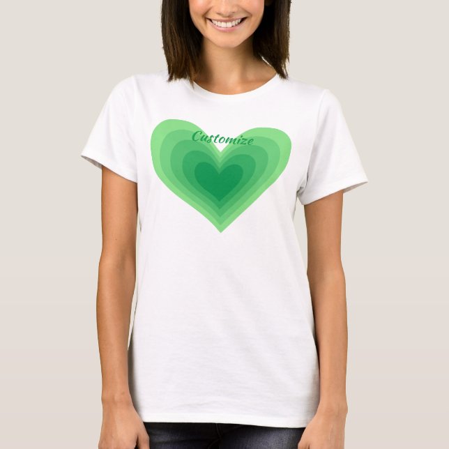 Sälj Grönt Heart Thunder_Cove T Shirt (Framsida)