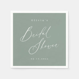 Sälj Gröntens moderna skript med minimal möhippa Pappersservett