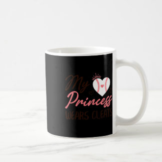 Sälj mamma pappa min prinsessa har cleats  kaffemugg