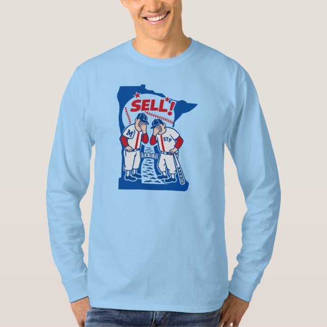 Sälj Minnesota Baseboll Protest T-shirt (Framsida)