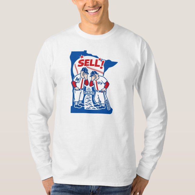 Sälj Minnesota Baseboll Protest T-shirt (Framsida)