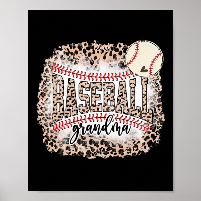 Sälj mormor från sonson Leopard Mjukll mors dag Poster (Framsidan)