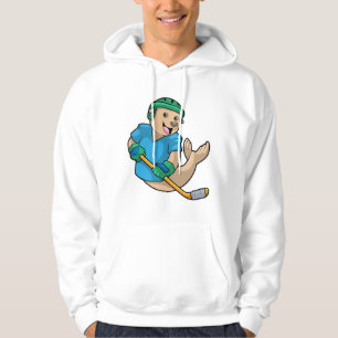 Sälj på ishockey med ishockeyklubba hoodie