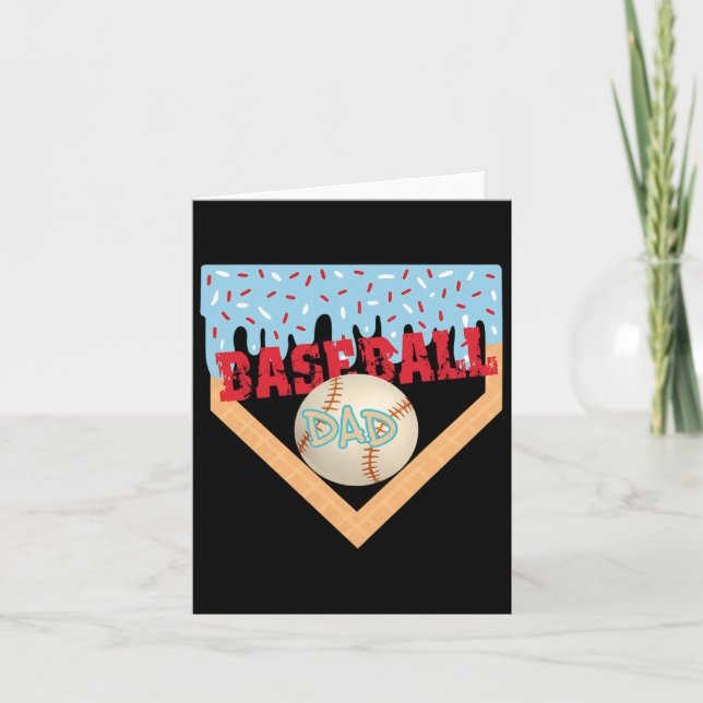 Sälj Pappa Hemmaplatts Glass Dropp Fars Dag Da Kort (Framsida)