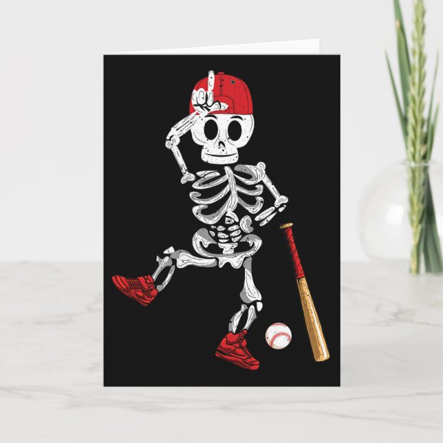 Sälj skelett Halloween rolig skelett sälj spelar Kort (Framsida)