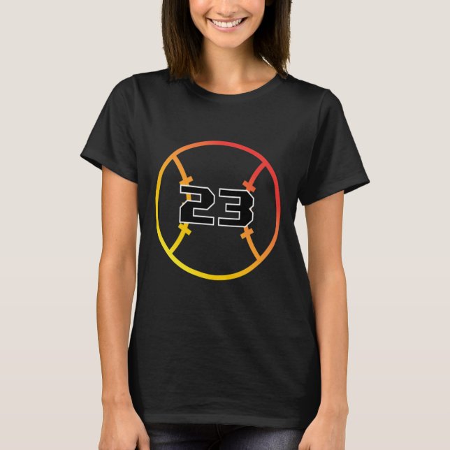 Sälj Softll Favorit Lucky Number #23  T Shirt (Framsida)
