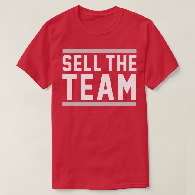 Sälj teamet t shirt (Design framsida)