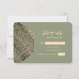 Sälja Grönt och Guld OSA med Elegant Earthy Tones