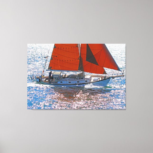 SÄLJA HAVET 32 x 48 Canvastryck (Framsida)