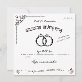 Sälja till mötesgäster från bröllop inbjudningar