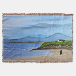 Säljande blåff vid havet filt