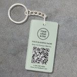Säljare för säljfrämjande Logotyp QR-kod Nyckelring<br><div class="desc">Den moderna och professionell säljfrämjande nyckelkedjan för grönt för ditt företag som innehåller din QR-kod för att kunderna ska kunna söka efter en lista över dina produkter,  tjänster,  priser eller annan . Ladda upp logotyp- och QR-koden och lägg till företaget namn,  webbplats,  slogan,  mobilt nummer osv. i enkel typografi.</div>