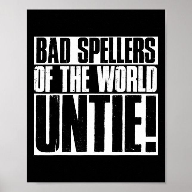 Säljare i World Untie Dyslexic Dyslexia Awar Poster (Framsidan)