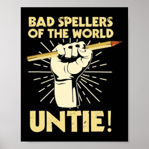 Säljare i World Untie Dyslexic Dyslexia Awar Poster