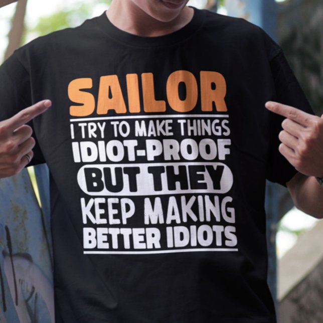 Säljare jag försöker få Sak Roliga meningar att se T Shirt (Skapare uppladdad)