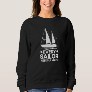 Säljare som seglar första gången en sjöman behöver t shirt