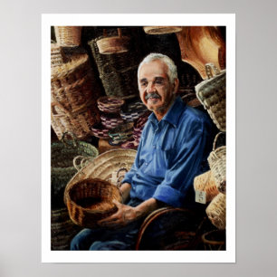 Säljaren Basket - begränsad poster