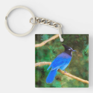 Säljarens Jay Painting - Original Bird Art