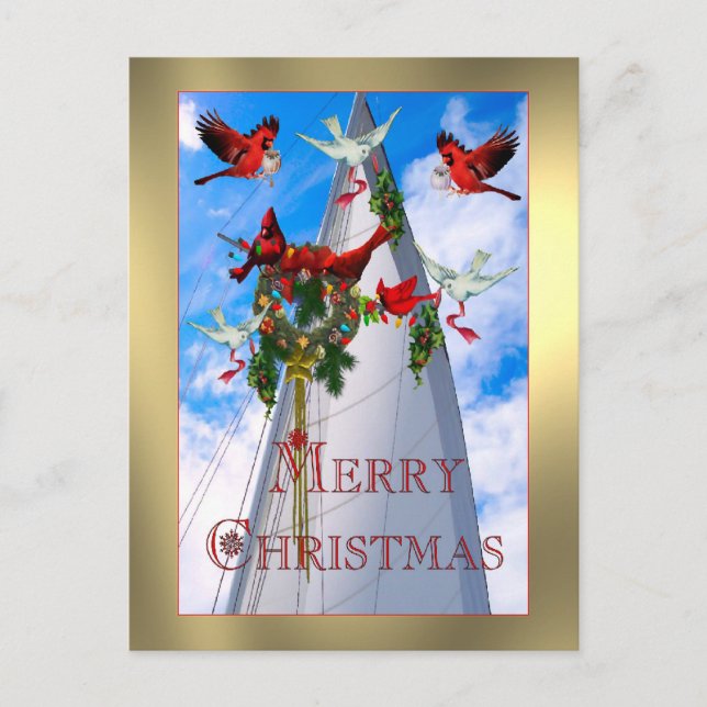 Säljarens jul helg vykort (Framsida)