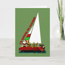 Säljarens SANTA SAILING-kort Helgkort