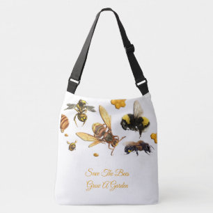 Säljbara [3D] Spara Anpassningsbarna Bes Tote Bag Axelväska