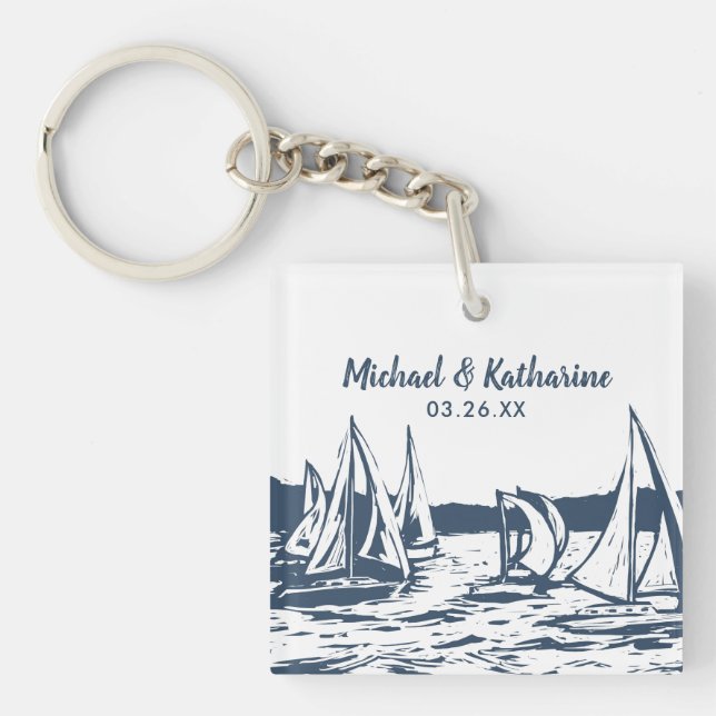 Säljbåtens "keychain"-bröllopsförmån (Framsidan)